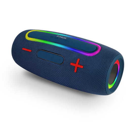PRO9 20W Outdoor IPX6 Portable RGB Wireless Speakers Stereo Soundbar Subwoofer(Blue) - Waterproof Speaker by buy2fix | Online Shopping UK | buy2fix