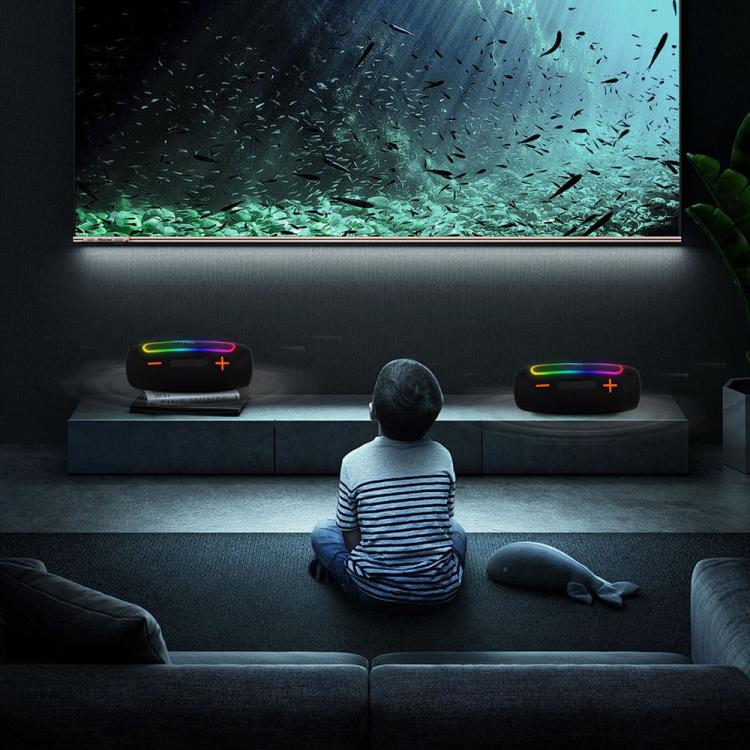 PRO9 20W Outdoor IPX6 Portable RGB Wireless Speakers Stereo Soundbar Subwoofer(Camouflage) - Waterproof Speaker by buy2fix | Online Shopping UK | buy2fix