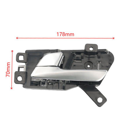Car Left Door Inside Handle for Hyundai Sonata 2015-2017 82610-C1010(Black + Silver) - Door Handles by buy2fix | Online Shopping UK | buy2fix