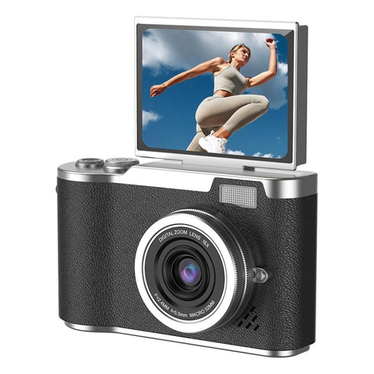 LK007 2.4 inch HD CCD Camera Retro Kids Camera(Black) - Children Cameras by buy2fix | Online Shopping UK | buy2fix