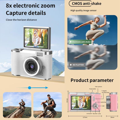 LK007 2.4 inch HD CCD Camera Retro Kids Camera(Pink) - Children Cameras by buy2fix | Online Shopping UK | buy2fix