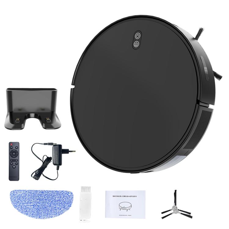 V6 Sweeping Mopping Suction 3 in 1 Automatic Charging Sweeping Robot(Black) - Robot Vacuum Cleaner by buy2fix | Online Shopping UK | buy2fix