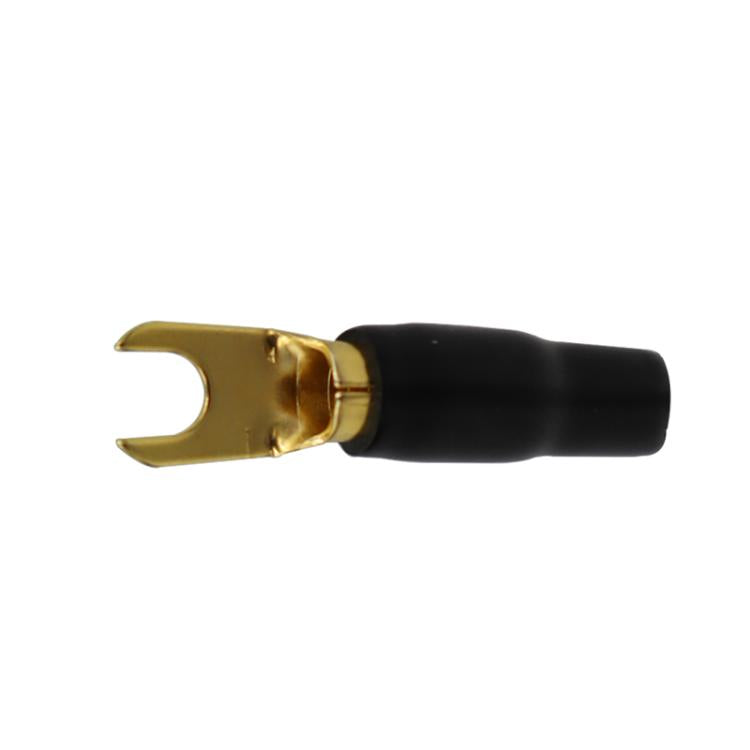 10 Pairs / Set 8GA Car Audio Modification Brass Terminal Crimp(Fork + Round) - Booster Cable & Clip by buy2fix | Online Shopping UK | buy2fix