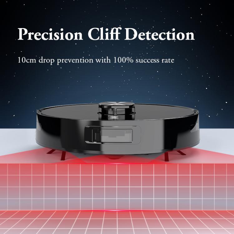 V8 Intelligent Automatic Recharging Sweeping Mopping Suction Robot(Black) - Robot Vacuum Cleaner by buy2fix | Online Shopping UK | buy2fix