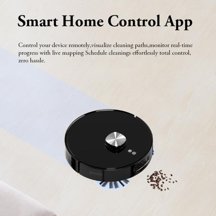 V8 Intelligent Automatic Recharging Sweeping Mopping Suction Robot(Black) - Robot Vacuum Cleaner by buy2fix | Online Shopping UK | buy2fix