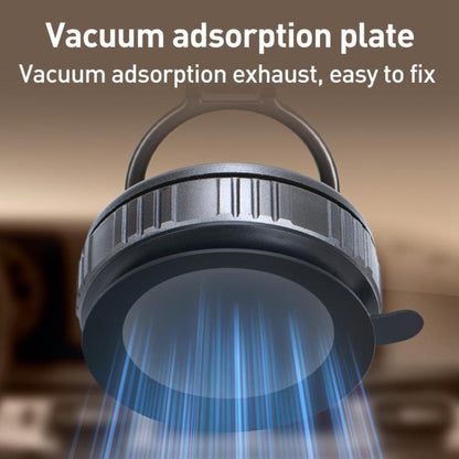 G512 Three-axis Folding Vacuum Adsorption Magnetic Car Phone Holder(Silver) - Universal Car Holders by buy2fix | Online Shopping UK | buy2fix