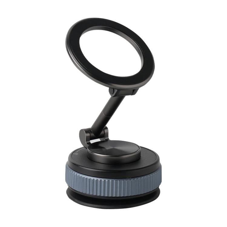 XZK104 2nd Generation Vacuum Adsorption Magnetic Folding Car Phone Holder(Gun Metal C Type) - Universal Car Holders by buy2fix | Online Shopping UK | buy2fix