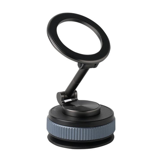 XZK104 2nd Generation Vacuum Adsorption Magnetic Folding Car Phone Holder(Gun Metal C Type) - Universal Car Holders by buy2fix | Online Shopping UK | buy2fix