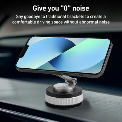 XZK104 2nd Generation Vacuum Adsorption Magnetic Folding Car Phone Holder(Gun Metal D Type) - Universal Car Holders by buy2fix | Online Shopping UK | buy2fix