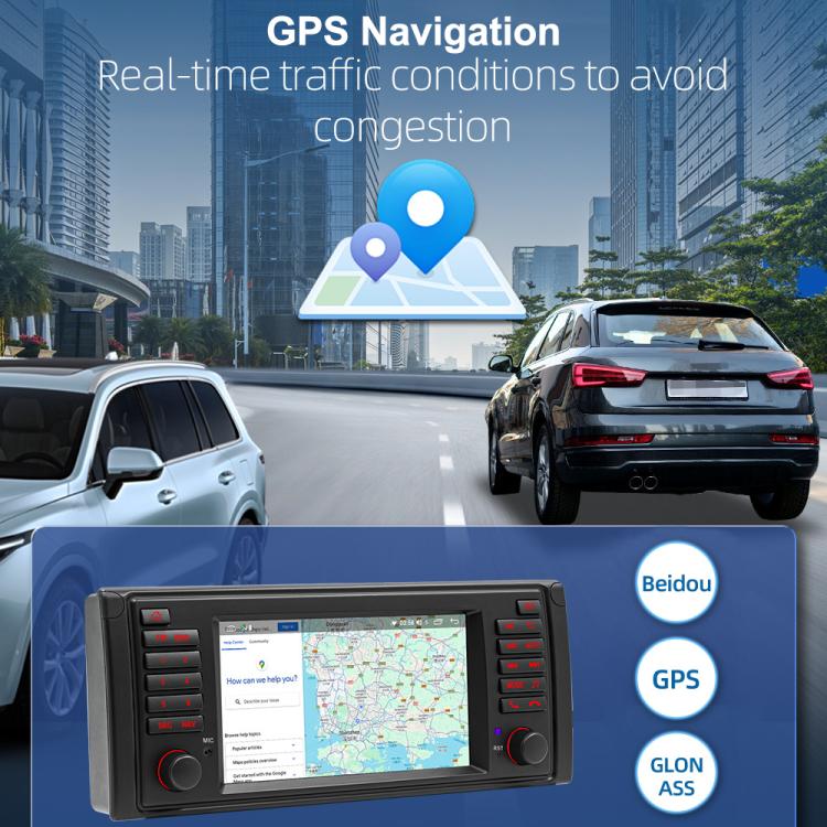 For BMW E53 1996-2007 YT-004 Android13 7 inch HD Screen Car GPS Navigation Reversing Image Integrated Machine, Memory:2G+64G - Car MP3 & MP4 & MP5 by buy2fix | Online Shopping UK | buy2fix