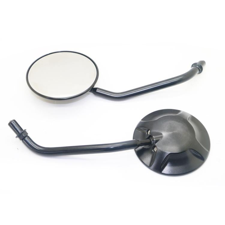 For Yamaha YZF 600 / YZF R6 2pcs/Set Motorcycle Modified Round Reflector Rearview Mirror(Black) - Side Mirrors by buy2fix | Online Shopping UK | buy2fix