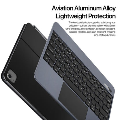 For iPad Air 11 2025 / iPad Pro 11 2022 DUX DUCIS MK Pro Series Floating Magnetic Keyboard Tablet Leather Case(Black) - For iPad Air by DUX DUCIS | Online Shopping UK | buy2fix