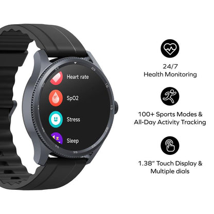 MOMAX SW2S 1.38 inch Screen IP68 Waterproof Smart Sports Watch(Grey) - Smart Watches by MOMAX | Online Shopping UK | buy2fix