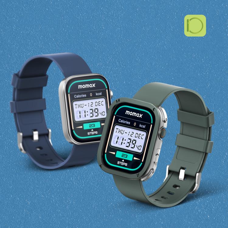 MOMAX SW3S 1.99 inch Screen 3ATM Waterproof Smart Sports Watch(Green) - Smart Watches by MOMAX | Online Shopping UK | buy2fix