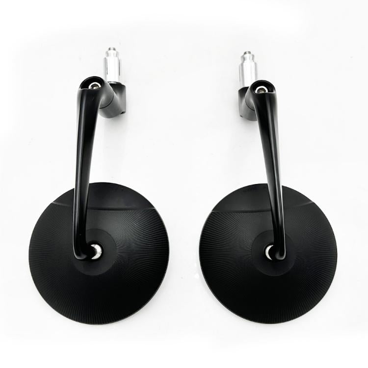 2pcs/Set Universal Motorcycle Electric Vehicle Handlebar Rearview Mirror(Black) - Side Mirrors by buy2fix | Online Shopping UK | buy2fix