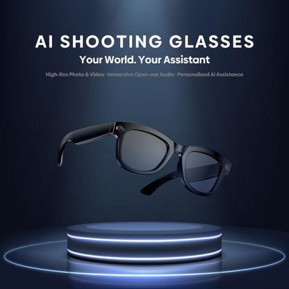 Zeblaze Eyewear AI Shooting Glasses Open-ear Audio AI Assistance(Transparent Lenses) - Smart Glasses by Zeblaze | Online Shopping UK | buy2fix
