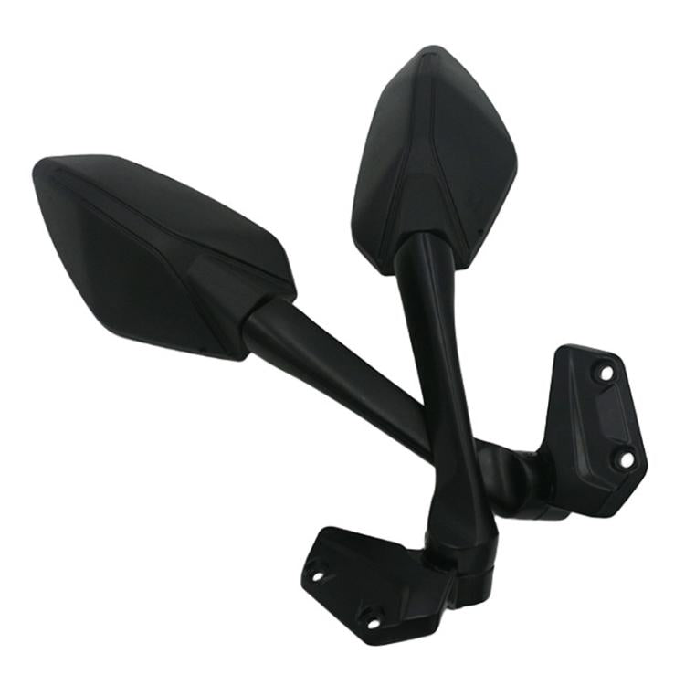 For CFMOTO 250SR CF250-6 / CF250-6A 2pcs/Set Motorcycle Racing Rearview Mirror Reflective Mirror(Black) - Side Mirrors by buy2fix | Online Shopping UK | buy2fix