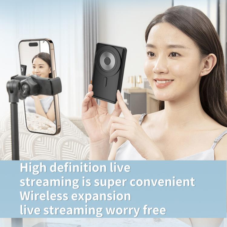 RK-X40E MagSafe Magnetic Rear Selfie Screen Bluetooth Camera Version(Black) - Others Accessories by buy2fix | Online Shopping UK | buy2fix