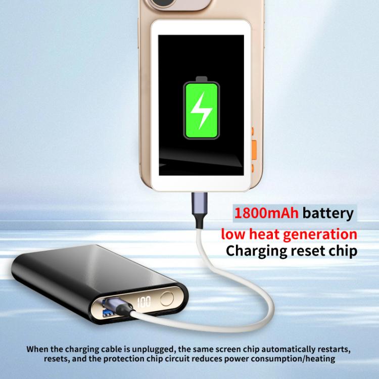 RK-X40E MagSafe Magnetic Rear Selfie Screen Bluetooth Camera Version(Black) - Others Accessories by buy2fix | Online Shopping UK | buy2fix