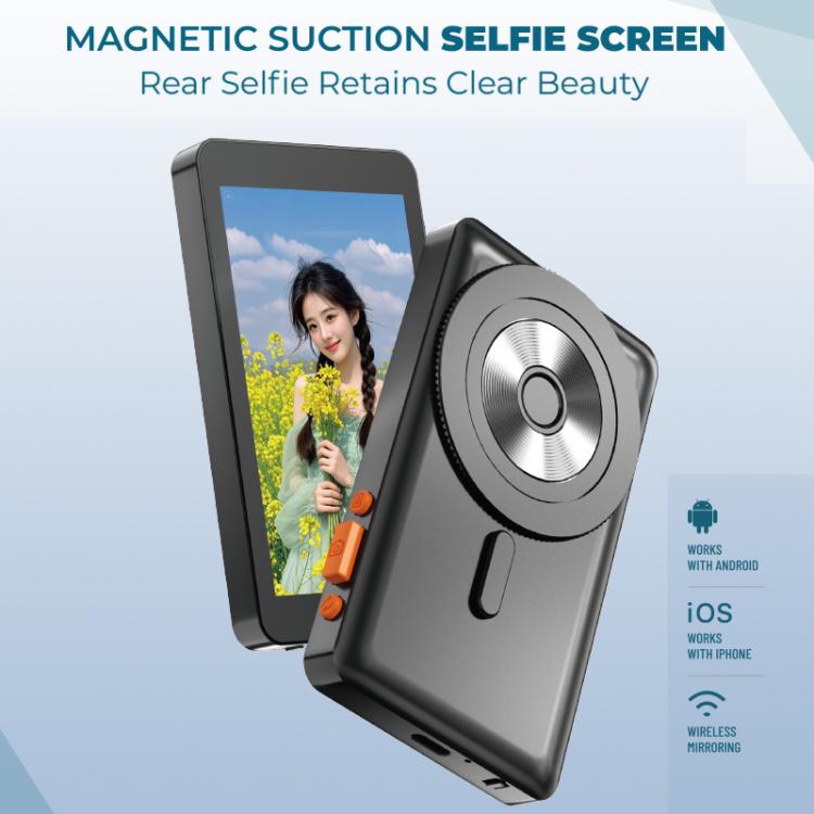 RK-X40E MagSafe Magnetic Rear Selfie Screen Bluetooth Camera Version(White) - Others Accessories by buy2fix | Online Shopping UK | buy2fix