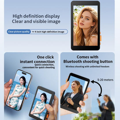 RK-X40E MagSafe Magnetic Rear Selfie Screen Bluetooth Camera Version(White) - Others Accessories by buy2fix | Online Shopping UK | buy2fix