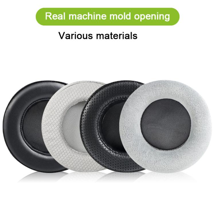 2pcs Perforated Lambskin Splicing Replacement Earpads For AKG K612 / K712(Black) - Earmuff & Pad by buy2fix | Online Shopping UK | buy2fix