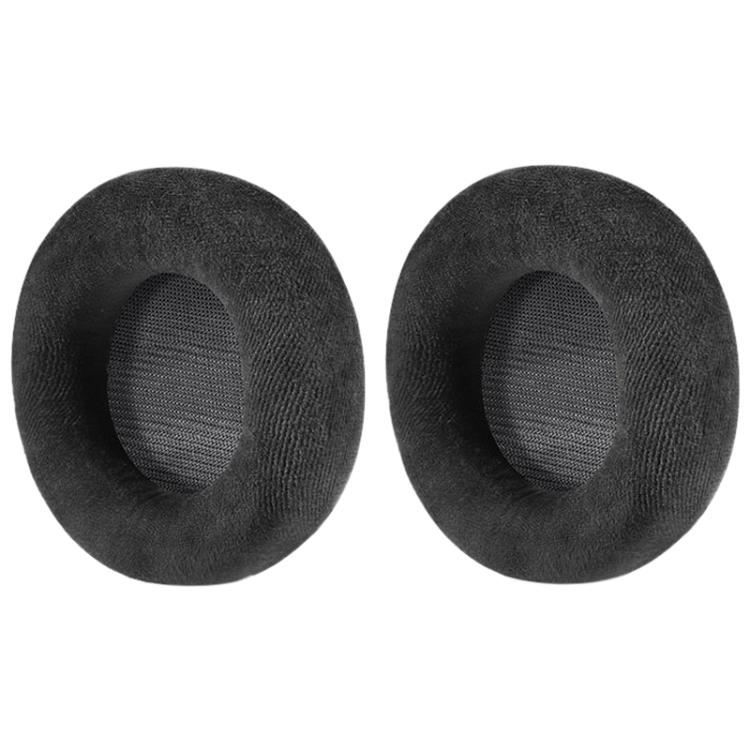 2pcs Velvet Replacement Earpads For AKG K612 / K712(Black) - Earmuff & Pad by buy2fix | Online Shopping UK | buy2fix