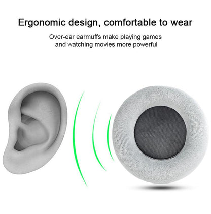 2pcs Lambskin Splicing Replacement Earpads For AKG K612 / K712(Black) - Earmuff & Pad by buy2fix | Online Shopping UK | buy2fix