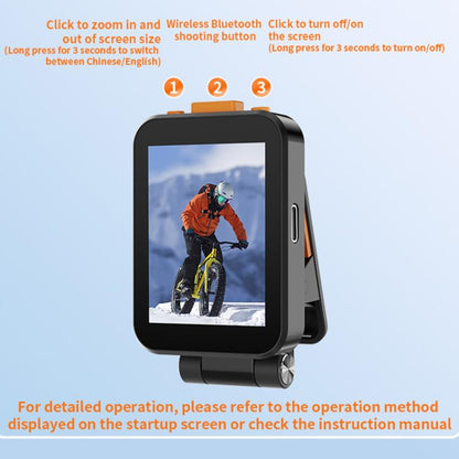 RK-X40G Mini Rear Selfie Screen Sound Version with Clip(White) - Others Accessories by buy2fix | Online Shopping UK | buy2fix