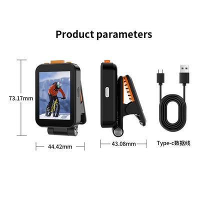 RK-X40G Mini Rear Selfie Screen Sound Version with Clip(Black) - Others Accessories by buy2fix | Online Shopping UK | buy2fix