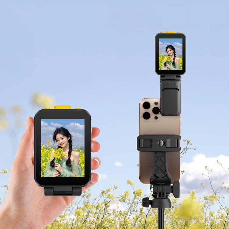 RK-X40G Mini Rear Selfie Screen Sound Version with Clip(Black) - Others Accessories by buy2fix | Online Shopping UK | buy2fix