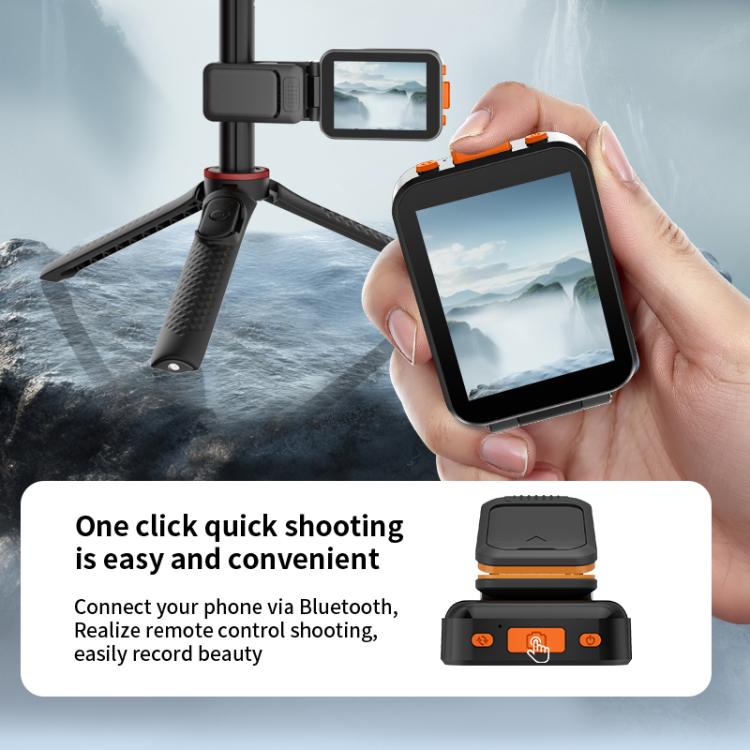 RK-X40G Mini Rear Selfie Screen Sound Version with Clip(Black) - Others Accessories by buy2fix | Online Shopping UK | buy2fix