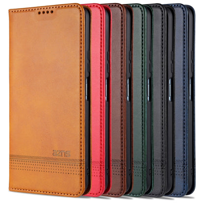 For Huawei Honor V30 AZNS Magnetic Calf Texture Horizontal Flip Leather Case with Card Slots & Holder & Wallet(Dark Green) - Honor Cases by AZNS | Online Shopping UK | buy2fix