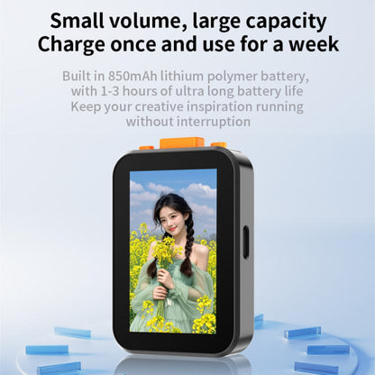 RK-X40H Mini Rear Selfie Screen Sync Sound Version(Black) - Others Accessories by buy2fix | Online Shopping UK | buy2fix