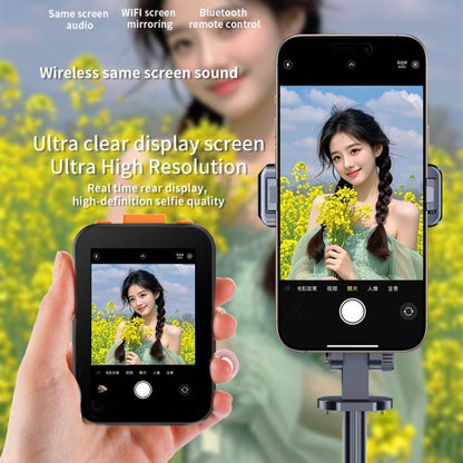 RK-X40H Mini Rear Selfie Screen Sync Sound Version(White) - Others Accessories by buy2fix | Online Shopping UK | buy2fix