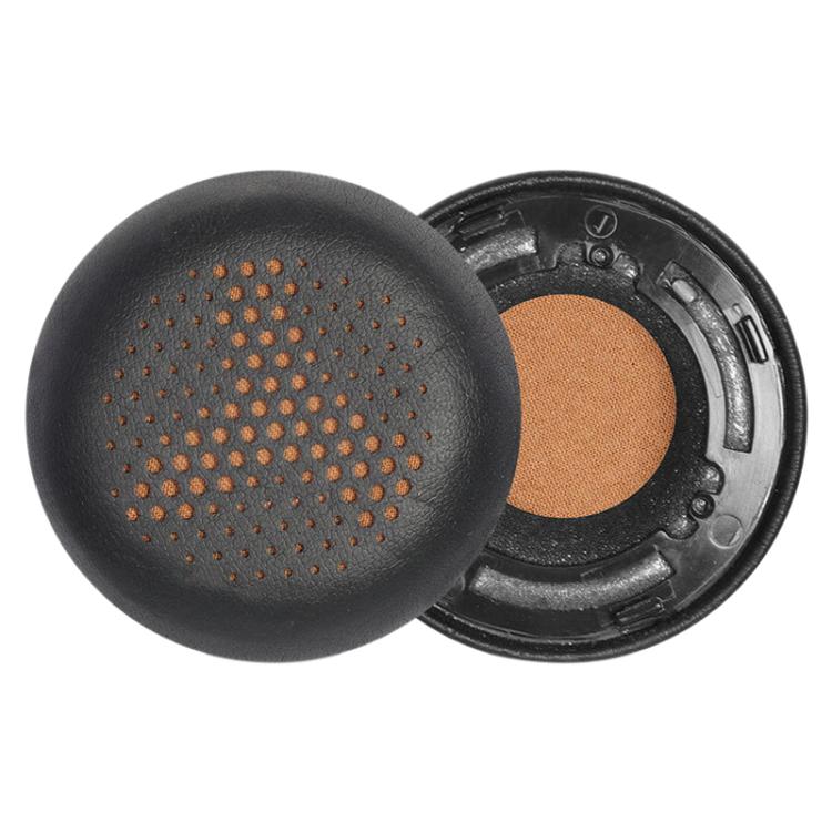 2pcs Protein Leather Replacement Earpads For AKG Y500(Black + Orange Mesh) - Earmuff & Pad by buy2fix | Online Shopping UK | buy2fix