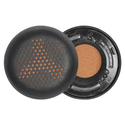 2pcs Protein Leather Replacement Earpads For AKG Y500(Black + Orange Mesh) - Earmuff & Pad by buy2fix | Online Shopping UK | buy2fix