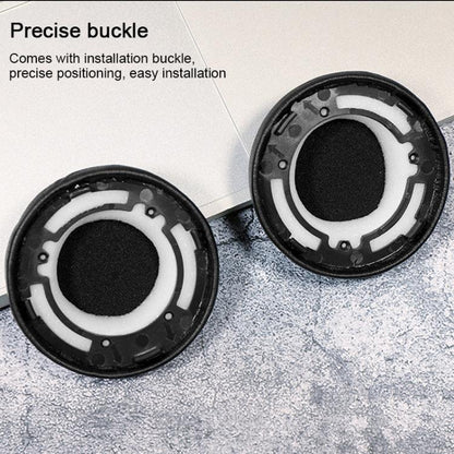 2pcs Protein Leather Replacement Earpads For AKG Y500(Black + Green Mesh) - Earmuff & Pad by buy2fix | Online Shopping UK | buy2fix