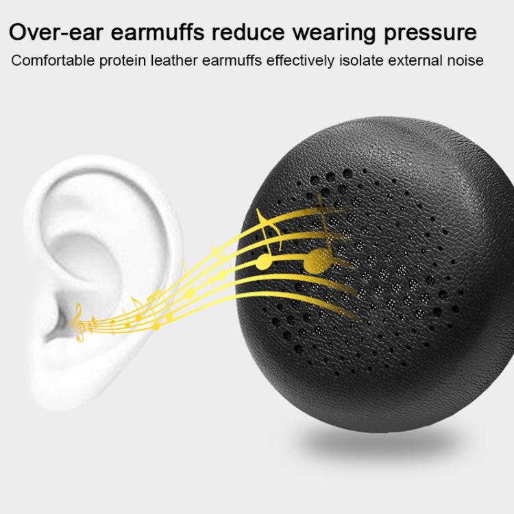 2pcs Protein Leather Replacement Earpads For AKG Y500(Black + Black Mesh) - Earmuff & Pad by buy2fix | Online Shopping UK | buy2fix