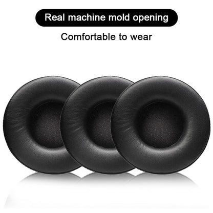 2pcs Protein Leather Splicing Thickening Replacement Earpads For AKG K240 MKII / K270(Black) - Earmuff & Pad by buy2fix | Online Shopping UK | buy2fix