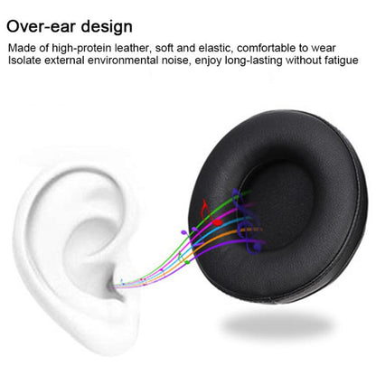 2pcs Protein Leather Splicing Thickening Replacement Earpads For AKG K240 MKII / K270(Black) - Earmuff & Pad by buy2fix | Online Shopping UK | buy2fix