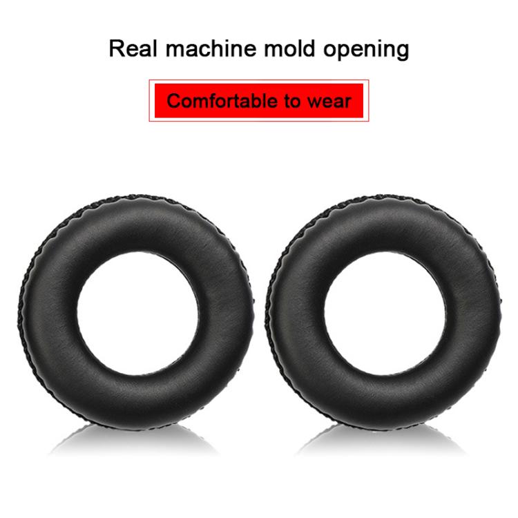 2pcs Protein Leather Replacement Earpads For AKG K240 MKII / K270(Black) - Earmuff & Pad by buy2fix | Online Shopping UK | buy2fix
