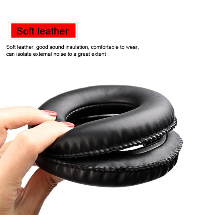 2pcs Protein Leather Replacement Earpads For AKG K240 MKII / K270(Black) - Earmuff & Pad by buy2fix | Online Shopping UK | buy2fix