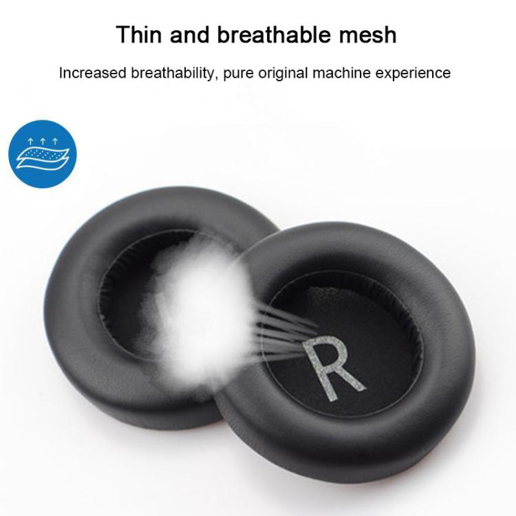 1 Pair Protein Leather Replacement Earpads For AKG K845 / K845BT(Black Left and Right Type B) - Earmuff & Pad by buy2fix | Online Shopping UK | buy2fix