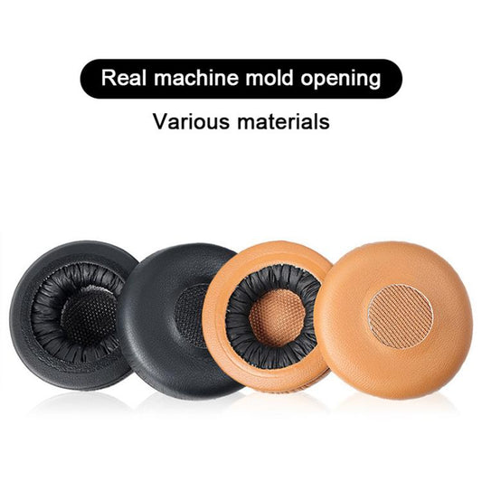 2pcs Protein Leather Replacement Earpads For AKG Y40 / Y45 / Y45BT(Black) - Earmuff & Pad by buy2fix | Online Shopping UK | buy2fix