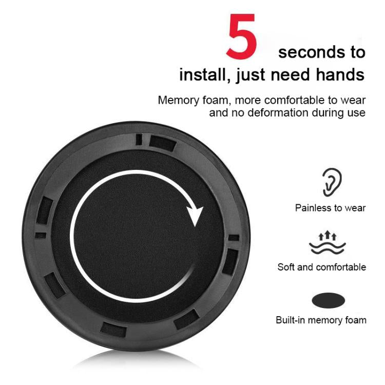 2pcs Lambskin Replacement Earpads For AKG K812 Pro(Black) - Earmuff & Pad by buy2fix | Online Shopping UK | buy2fix