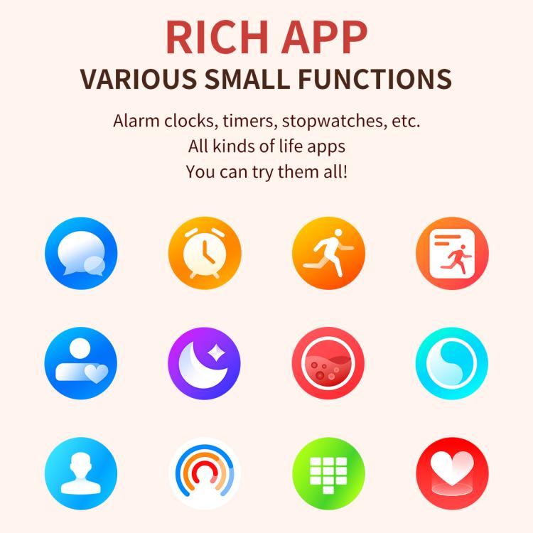 CY29 1.32 inch AMOLED Screen Female Smart Watch Supports COFIT APP(Black) - Smart Watches by buy2fix | Online Shopping UK | buy2fix