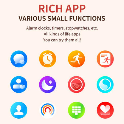 CY29 1.32 inch AMOLED Screen Female Smart Watch Supports COFIT APP(Gold Pink) - Smart Watches by buy2fix | Online Shopping UK | buy2fix