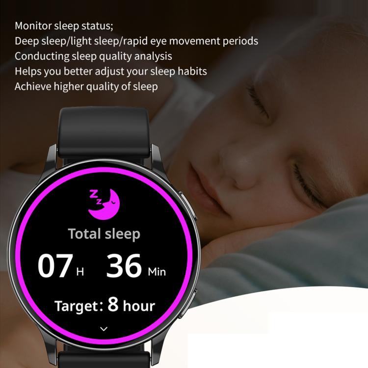 CY29 1.32 inch AMOLED Screen Female Smart Watch Supports COFIT APP(Black) - Smart Watches by buy2fix | Online Shopping UK | buy2fix