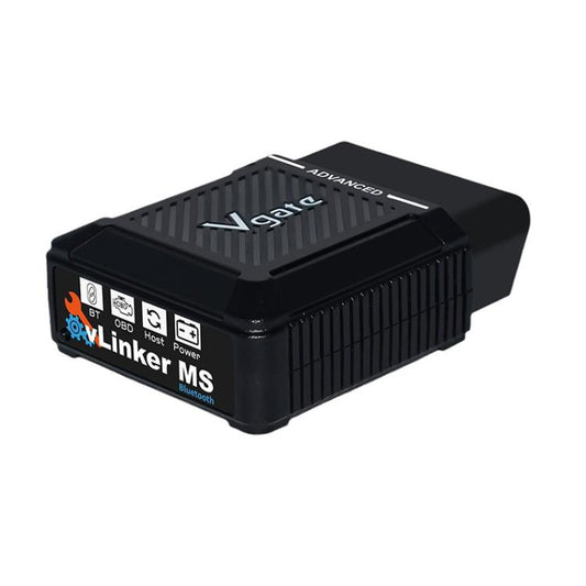 Vgate vLinker MS 12V / 24V Bluetooth Car OBD2 Scanner(Black) - Code Readers & Scan Tools by Vgate | Online Shopping UK | buy2fix